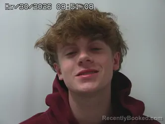 Mugshot of CONNOR SALYER booked in Union County, Ohio on March 30, 2026