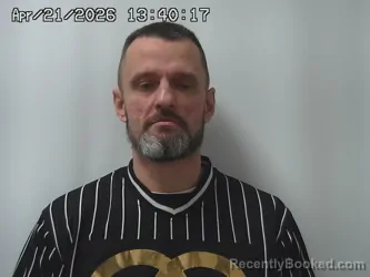 Mugshot of THOMAS DELANEY booked in Union County, Ohio on April 21, 2026