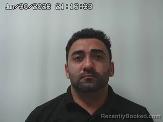 Mugshot of ALI MIRSHAHI booked in Union County, Ohio on June 30, 2026
