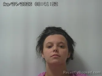 Mugshot of Shyanne Ennis booked in Union County, Ohio on August 24, 2026