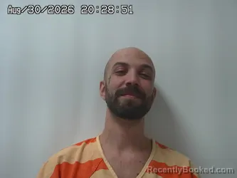 Mugshot of Troy Tomlin booked in Union County, Ohio on August 30, 2026