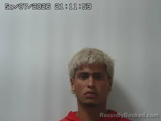 Mugshot of Andres Gonzales-Gomez booked in Union County, Ohio on September 7, 2026