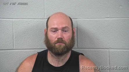 Mugshot of AARON HAMRICK booked in Wayne County, Ohio on August 3, 2026