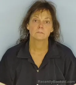 Mugshot of Linda Dale Curtis booked in Walton County, Florida on October 3, 2026