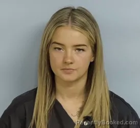 Mugshot of Emily Grace Kayda booked in Walton County, Florida on March 22, 2026