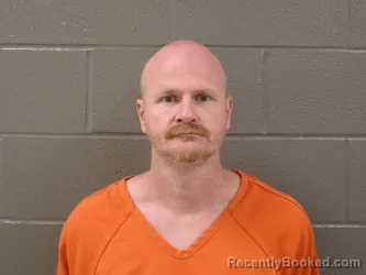 Mugshot of Brandon Lee Whitacre booked in Wood County, Ohio on August 24, 2026