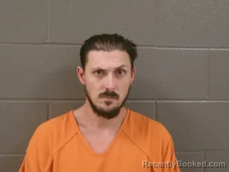 Mugshot of Dustin Thomas Carsner booked in Wood County, Ohio on September 3, 2026