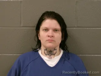 Mugshot of Destiny Marie Staley booked in Wood County, Ohio on August 31, 2026