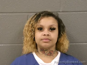 Mugshot of UNIQUE MARIE SIMON booked in Wood County, Ohio on July 9, 2026