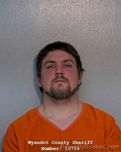 Mugshot of JORDAN TAYLOR ROUCH booked in Wyandot County, Ohio on March 25, 2026