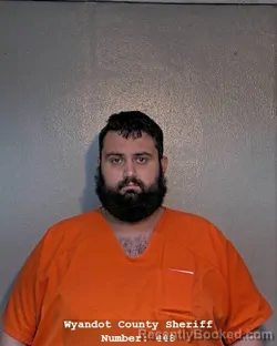 Mugshot of Jacob Michael Tracy booked in Wyandot County, Ohio on September 24, 2026