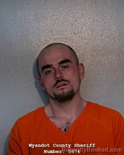 Mugshot of BROCK HAROLD WARNICK booked in Wyandot County, Ohio on March 25, 2026