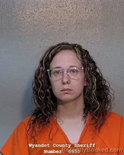 Mugshot of AMANDA MARIE MELROY booked in Wyandot County, Ohio on March 28, 2026