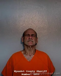 Mugshot of Eddie Lee Sadler booked in Wyandot County, Ohio on August 17, 2026