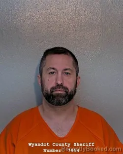 Mugshot of GORDON THOMAS TRENT booked in Wyandot County, Ohio on March 30, 2026