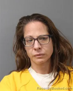 Mugshot of Amber Saltarelli booked in Berks County, Pennsylvania on September 9, 2026