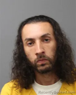 Mugshot of Edwin Alfonso Santos booked in Berks County, Pennsylvania on August 6, 2026