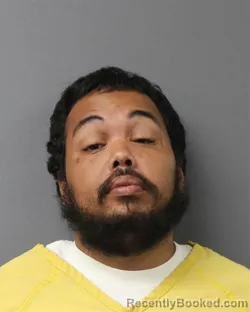 Mugshot of Jomar Antonio Rodriguez booked in Berks County, Pennsylvania on August 9, 2026