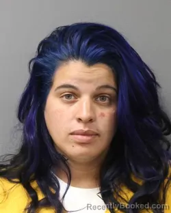 Mugshot of Valentina Ortiz booked in Berks County, Pennsylvania on August 7, 2026