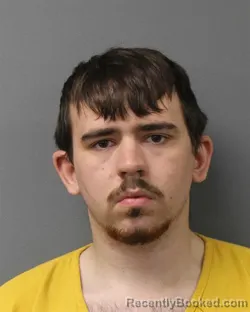 Mugshot of Gage Merkel booked in Berks County, Pennsylvania on September 6, 2026