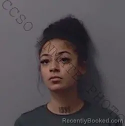 Mugshot of CRYSSA BRIANNE MULLER booked in Calhoun County, Florida on July 24, 2026