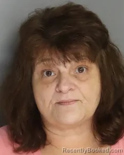 Mugshot of Sally Bishop booked in Aiken County, South Carolina on August 27, 2026