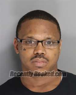 Booking photo from Aiken County, South Carolina