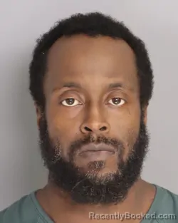 Booking photo from Aiken County, South Carolina