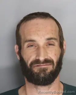 Booking photo from Aiken County, South Carolina