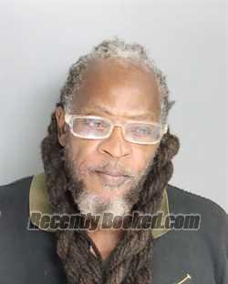 Booking photo from Aiken County, South Carolina