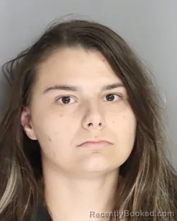 Mugshot of Savannah Woodard booked in Aiken County, South Carolina on October 1, 2026