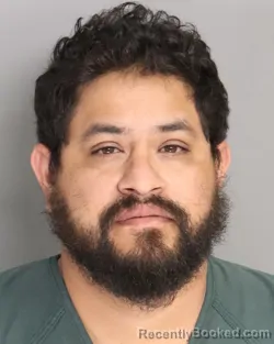Mugshot of Ernesto Villalobos booked in Aiken County, South Carolina on September 10, 2026
