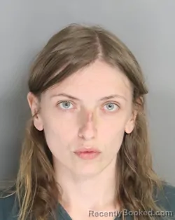 Mugshot of SARAH DAVIDSON booked in Aiken County, South Carolina on April 16, 2026