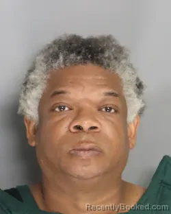 Booking photo from Aiken County, South Carolina