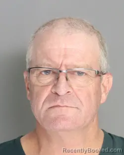 Mugshot of Gary Varnell booked in Aiken County, South Carolina on August 21, 2026