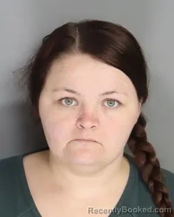Mugshot of Kayla Shasteen booked in Aiken County, South Carolina on October 15, 2026