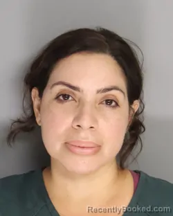 Mugshot of Dorelys Alvarado Nunez booked in Aiken County, South Carolina on October 25, 2026