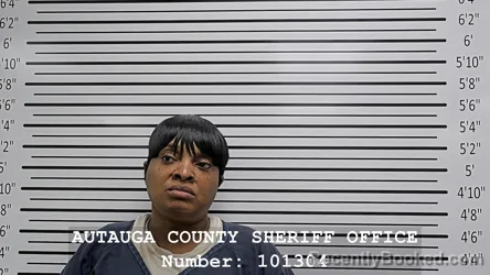 Mugshot of Unique Yevonne Daniel booked in Autauga County, Alabama on August 18, 2026
