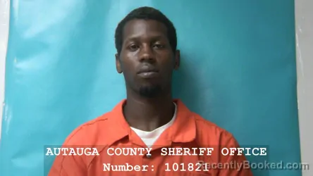 Mugshot of TERRANCE MARQUIS JWANN PARKS booked in Autauga County, Alabama on April 1, 2026