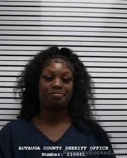 Mugshot of DESTINY LATISHA CAIN booked in Autauga County, Alabama on May 10, 2026