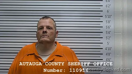 Mugshot of RANDY JAY IVEY booked in Autauga County, Alabama on July 26, 2026
