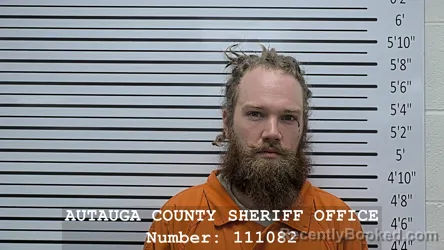 Mugshot of Brian Keith Glenn booked in Autauga County, Alabama on September 4, 2026