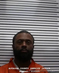 Mugshot of TYRONE JEVON JACKSON booked in Autauga County, Alabama on May 10, 2026