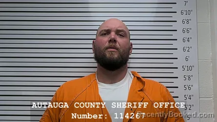 Mugshot of RIVER CARSON MCDONALD booked in Autauga County, Alabama on July 22, 2026