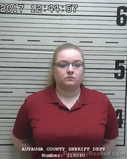 Mugshot of MARILEE DIANNE PETTY booked in Autauga County, Alabama on April 24, 2026