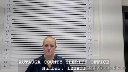 Mugshot of MADDISON ELIZABETH LANN booked in Autauga County, Alabama on July 9, 2026