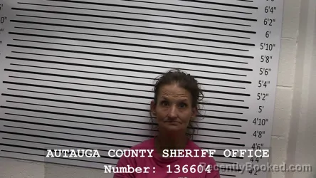 Mugshot of SAMANTHA GAIL THAMES booked in Autauga County, Alabama on May 16, 2026