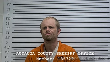 Mugshot of PATRICK DOYLE SMITHERMAN booked in Autauga County, Alabama on July 20, 2026