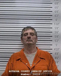Mugshot of Robert Darrel Wyatt booked in Autauga County, Alabama on August 26, 2026