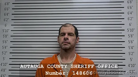 Mugshot of PHILLIP WADE THOMPSON booked in Autauga County, Alabama on July 6, 2026